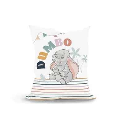 Abbildung von Green Bean Kinder Sitzsack Dumbo 100x135cm mit 270 Liter hochwertiger EPS Perlen Füllung und waschbarem Motiv Wechsel Bezug aus 100% Baumwoll Riesensitzsack Bag Sitzkissen Bodenkissen