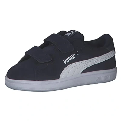 Abbildung von PUMA Unisex Baby Smash 3.0 SD V INF Sneaker, Navy White, 26 EU