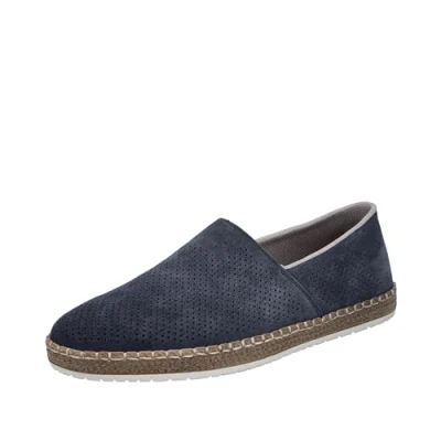 Abbildung von Rieker Slipper, Schlupfschuh, Casual Mokassin mit Perforation