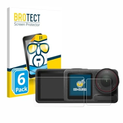 Abbildung von BROTECT (6 Stück Schutzfolie für DJI Osmo Action 5 Pro Displayschutz Folie Ultra Klar