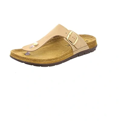 Abbildung von Rohde Rodigod Zehentrenner, Damen, Größe: 35, Natur Schuhe