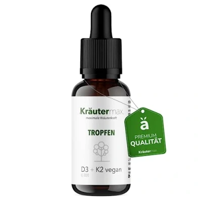 Abbildung von Kräutermax Vitamin D3 K2 Tropfen vegan 50 ml