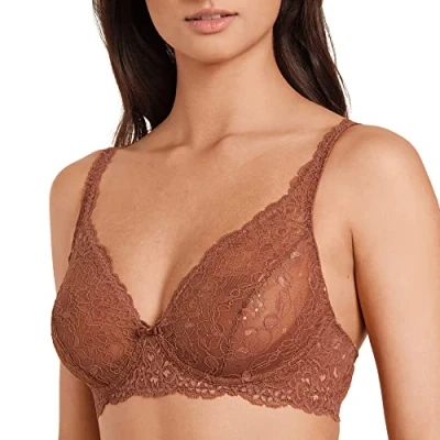 Abbildung von Calida Sensual Secrets Triangel BH, Damen, Größe: 75C, Ginger bisquit