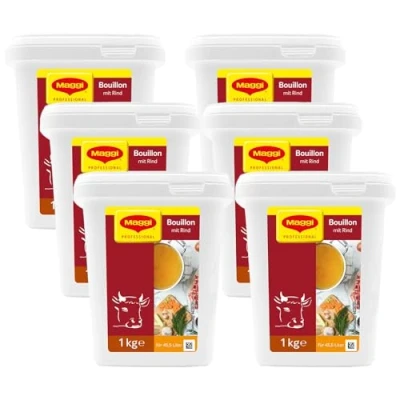 Abbildung von Maggi Rindfleischsuppe Profibox, klare Rindsuppe, 6 x 1kg