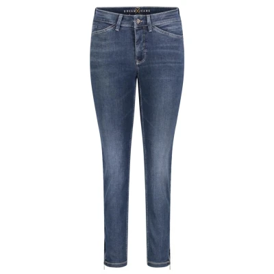 Abbildung von MAC Jeans Slim Fit, Damen, Größe: 30x27, Dark used