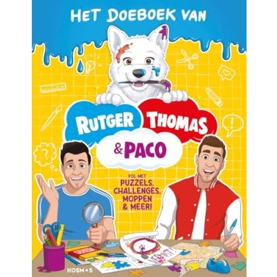 Abbildung von Het doeboek van Rutger, Thomas en Paco: Vol met puzzels, challenges, moppen &amp; meer! (De avonturen Paco)