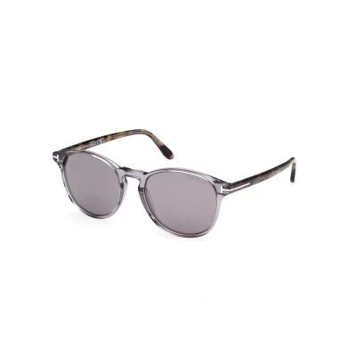 Abbildung von Tom Ford Lewis Unisex Sonnenbrille, Größe: 53, Grey/smoke mirror