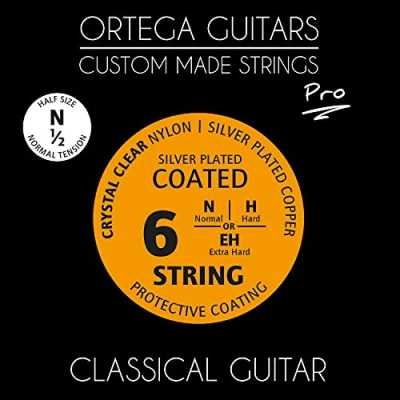Abbildung von Ortega Guitars Custom Made Strings Select 1/2 Konzertgitarre Regular Nylon beschichtet (NYS12N)
