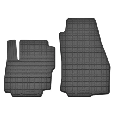 Abbildung von Gummimatten Automatten Gummifussmatten Gummi Fußmatten für Ford Kuga II ab Bj. 2012 VORNE Fahrer und Beifahrermatte FR_DX