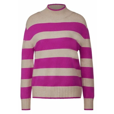 Abbildung von Street One Strickpullover, Damen, Größe: 38, Pink