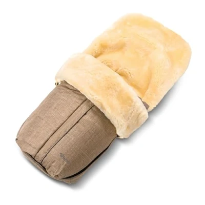 Abbildung von Kinderwagen Fellsack Aspen beige melange