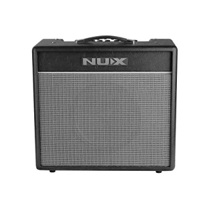 Abbildung von Nux Mighty 40B Modeling Verstärker, Gitarrenverstärker (40 Watt Output, 10 Zoll Premium Lautsprecher, 4 Kanäle, 9 verschiedene Effekte, 3.5mm Aux Anschluss, Bluethooth), Schwarz