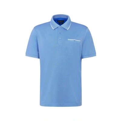 Abbildung von bugatti Poloshirt, Herren, Größe: Small, Blaugrau