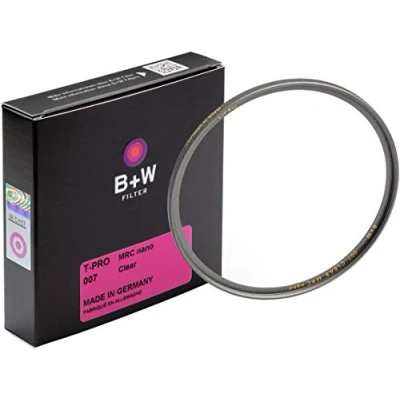 Abbildung von B&amp;W 007 Schutz Filter, Clear Filter (37mm, T Pro, Titan Finish, MRC Nano, 16x vergütet, super slim, Premium)