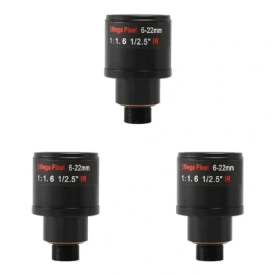 Abbildung von ISTOVO 3X CCTV Objektiv 1/2,5 6 22mm 5MP M12 Montieren Varioobjektiv F1.6 Fuer 4MP / CMOS/CCD Sensor IP/AHD Kamera