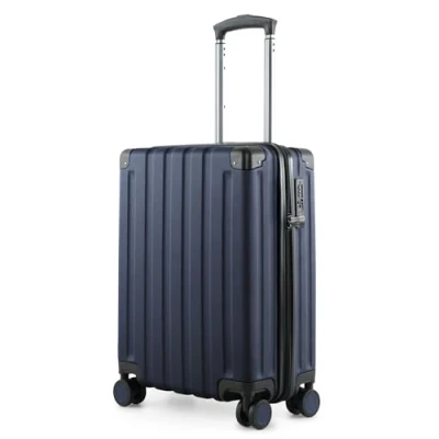 Abbildung von Hauptstadtkoffer Hartschalen Trolley &quot;Q Damm Handgepäckkoffer, Schwarz&quot;, 4 Rollen, Handgepäckkoffer Reisekoffer