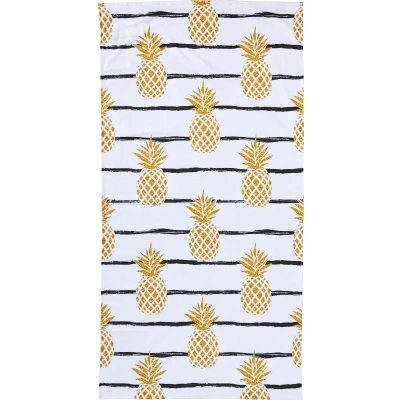 Abbildung von done. Strandtuch &quot;Pineapple&quot;, (1 St.), mit Ananas Motiv, eingenähte Reisverschluss Tasche für Wertgegenstände
