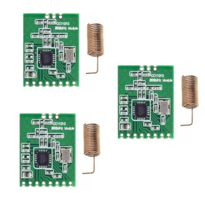 Abbildung von GERUI 3pcs CC1101 868MHz Micro Power UHF drahtloser Transceiver Funkübertragung Antenne Modul