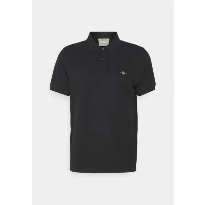 Abbildung von GANT SLIM Shield Poloshirt, Herren, Größe: Small, Black