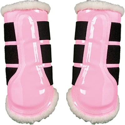 Abbildung von HKM 547966 Gamaschen Comfort Lack , S, rosa