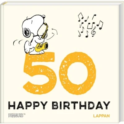 Abbildung von Peanuts Geschenkbuch: Happy Birthday zum 50. Geburtstag: Snoopy, Charlie Brown und Co gratulieren schenken ein Lächeln Ideales kleines Geschenk Geburtstag