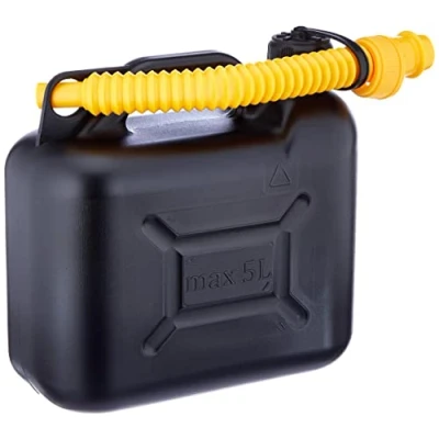 Abbildung von Cartrend 7740055 Reserve Kraftstoff Kanister, PVC, UN Zulassung, 5 Liter, Farblich sortiert, Schwarz