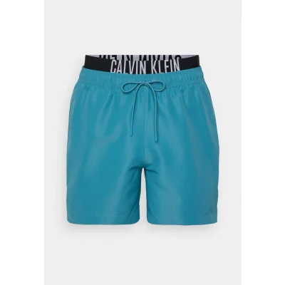 Abbildung von Calvin Klein Swimwear Badeshorts, Herren, Größe: Small, Storm blue