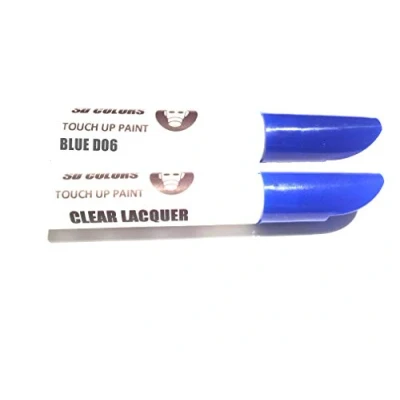 Abbildung von SD COLORS Neue Ausbesserungsfarbe BLAU D06 Reparatur KRATZEN 12ml FARBCODE (Farbe+KLARLACK)
