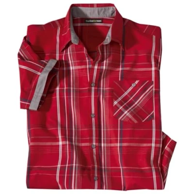 Abbildung von ATLAS FOR MEN Elegantes Hemd im Originalen Style Herren Sommer Kurzarm für Männer In großen Größen erhältlich
