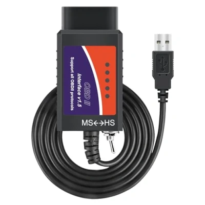 Abbildung von FORScan ELMconfig Professionelles OBDII Diagnosegerät Auto OBD2 Adapter für Windows, diagnose Codierungs Tool mit (MS/HS) CAN Schalter Ford Lincoln Mazda Mercury Serie Fahrzeuge