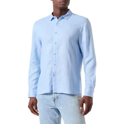 Abbildung von Key Largo LUIS Solid Hemd, Herren, Größe: Medium, Light blue