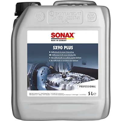Abbildung von SONAX SX90 Multifunktionsöl mit EasySpray (5 Liter) für alle Zwecke wie Rostlöser, Schmiermittel, Korrosionsschutz &amp; Kriechöl Art Nr. 04745000