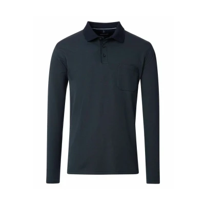Abbildung von CASAMODA Langarm Poloshirt &quot;CASAMODA Polo Shirt gestreift&quot;