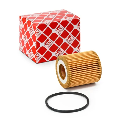 Abbildung von FEBI BILSTEIN 106371 Ölfilter mit Dichtring Filtereinsatz OPEL: Crossland X, Combo Großraumlimousine, E Kasten / Kombi, FORD: Focus Mk4 Turnier