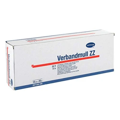 Abbildung von Verbandmull Hartmann 10 cmx10 m zickzack 1 St