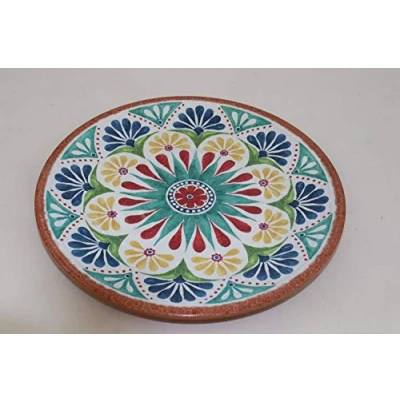 Abbildung von APS Teller &quot;Arabesque&quot;, Terrakotta Optik, spülmaschinengeeignet, Ø 26,5 cm