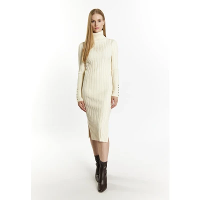 Abbildung von Dreimaster Iridia Etuikleid, Damen, Größe: XL/XXL, Hellbeige