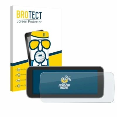 Abbildung von BROTECT Entspiegelungs Schutzglas für Fiat 500 E Uconnect 5 10&quot; Schutz Folie Panzerfolie Glas Matt [Extrem Kratzfest 9H, Anti Reflex]