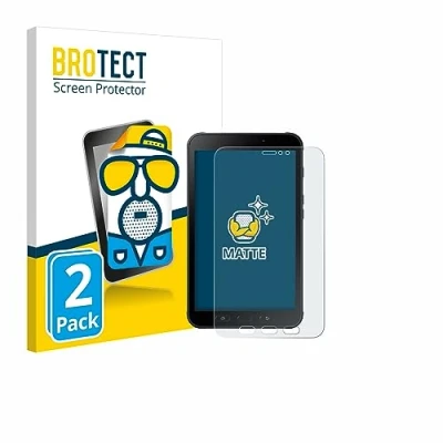 Abbildung von BROTECT Entspiegelungs Schutzfolie für Samsung Galaxy Tab Active 2 (2 Stück) Matte Displayschutz Folie, Anti Reflex, Fingerprint