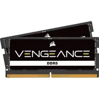 Abbildung von Corsair VENGEANCE SODIMM DDR5 RAM 16GB (2x8GB) 4800MHz CL40 Intel XMP iCUE Kompatibel Computer Speicher Schwarz (CMSX16GX5M2A4800C40)
