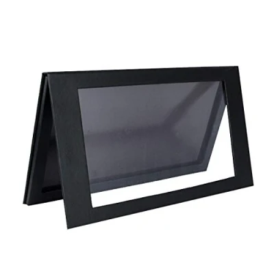 Abbildung von Coosei magnetische Make up Palette für Lidschatten, einschichtige Lidschatten Palette, leere transparentes Fenster, schwarze große