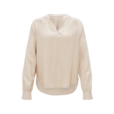 Abbildung von Opus Langarm Bluse, Damen, Größe: 34, Soft oat