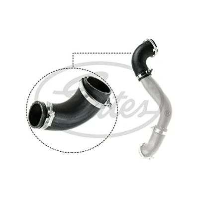 Abbildung von GATES 09 0947 Ladeluftschlauch AEM (Ethylen Acrylat Kautschuk) FORD: FOCUS 3 Turnier, Grand C Max, KUGA 2