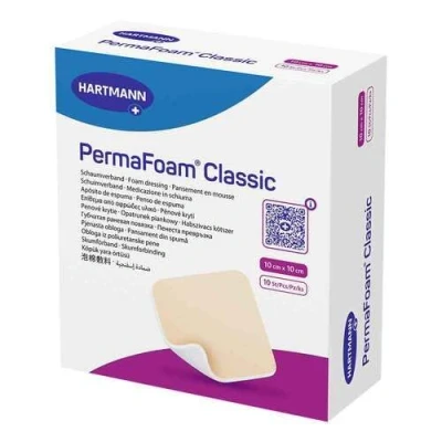 Abbildung von Permafoam Classic Schaumverband 10x10 Cm 10 St