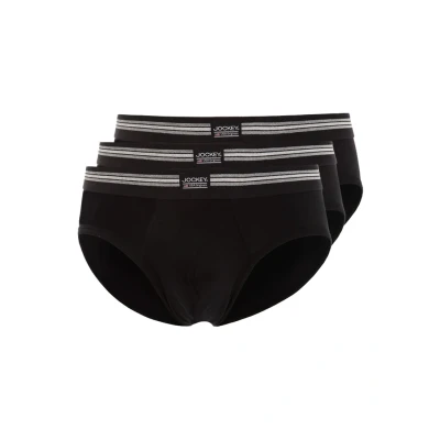 Abbildung von Jockey 3 Pack Slip, Herren, Größe: Small, Black