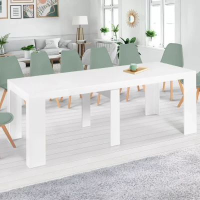 Abbildung von IDMarket Konsolentisch, ausziehbar, Orlando für 14 Personen, 300 cm, Holz, weiß