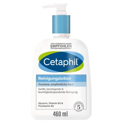 Abbildung von Reinigungslotion für empfindliche und trockene Haut Cetaphil, 460 ml, Galderma