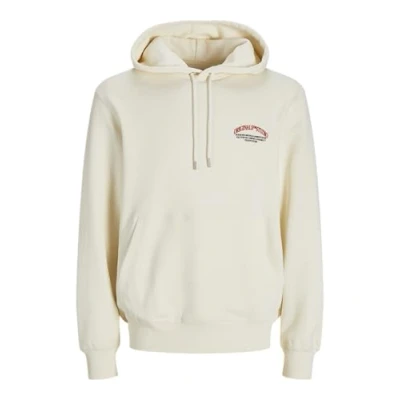 Abbildung von Jack &amp; Jones Kapuzengedruckt Kapuzenpullover, Herren, Größe: XXL, Antique white
