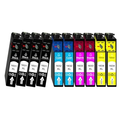 Abbildung von Tintenpatronen kompatibel für Epson 16XL Workforce WF 2010 2510 2520 2530 2540 2630 2650 2660 2750 2760 (10er)