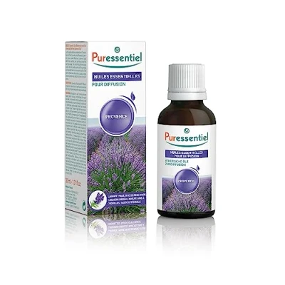 Abbildung von Puressentiel Ätherische Öle zur Diffusion Duftmischung Provence 100 Prozent Rein Und Natürlich Hilft, ein Gefühl der Beruhigung zu Finden 30 ml
